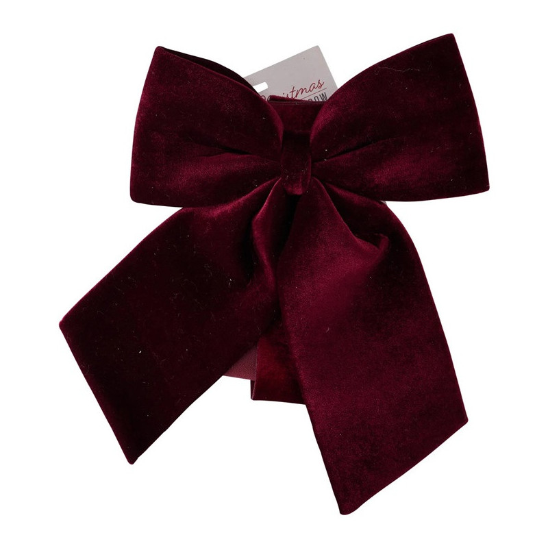 Kalėdinė dekoracija Decoris Door Bow, 420 cm, bordo