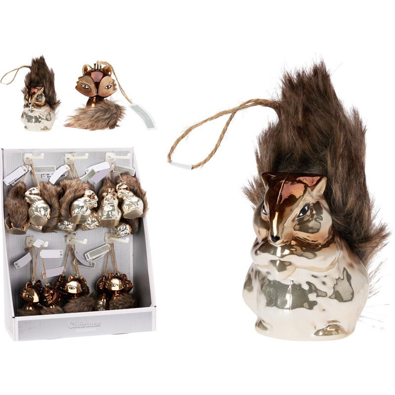 Eglutės žaisliukas Fox, rudas