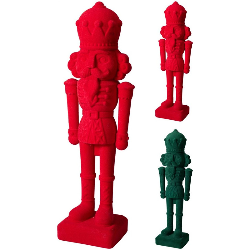 Kalėdinė dekoracija Velvet Nutcracker, 62 cm