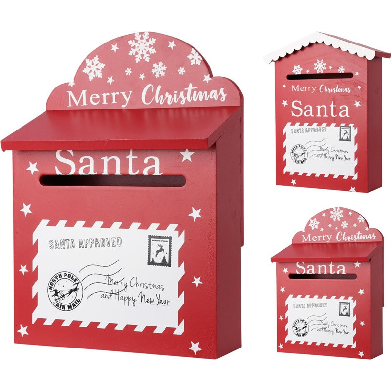 Kalėdinė dekoracija Mailbox ARD200050, 20 cm, raudona sp.
