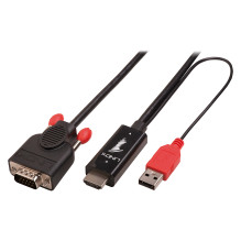 LINDY HDMI ir VGA Kabelis...