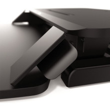 Fellowes Corsivo LT Sitz-Steh-Workstation Schwarz Fellowes Corsivo LT Sitz-Steh-Workstation Schwarz
