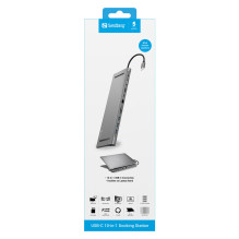 Sandberg 136-31 laptop dock / port replicator