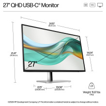HP S5 Pro 527pu 27 QHD LED-Monitor HP S5 Pro 527pu 27 QHD LED-Monitor