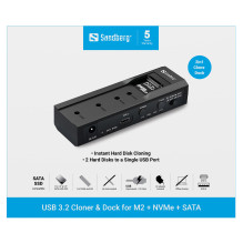 Sandberg 136-49 storage drive docking station Sandberg 136-49 storage drive docking station