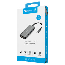 Sandberg 136-18 laptop dock / port replicator Sandberg 136-18 laptop dock / port replicator