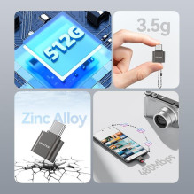 ATMINTIES SKAITYTUVAS USB-C / MICROSD CLMH0 VENTION