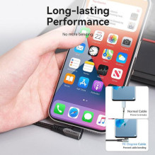 USB-C–USB-C jungties laidas, 1 m, pilkas, TRAHF VENTIONE