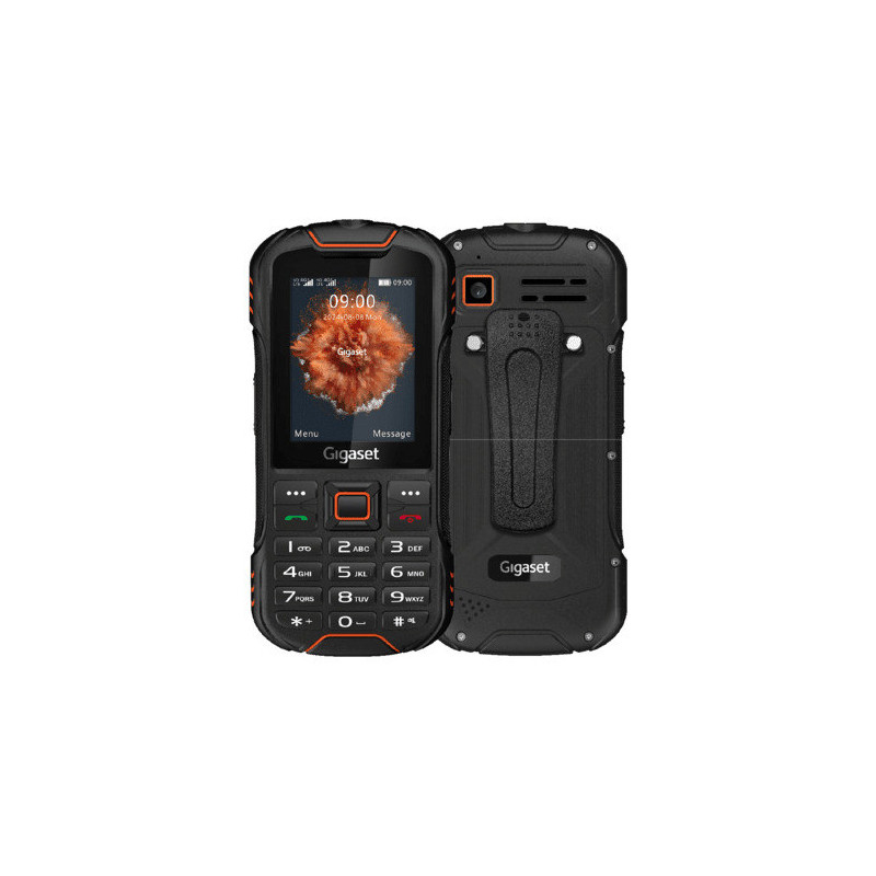 GIGASET GLX8 PLUS RUGERIZADO BLACK+ORANGE (S30853-H1250-R101)