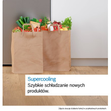 Bosch Serie 4 KGN49OCAF fridge-freezer Freestanding 311 L A Anthracite Bosch Serie 4 KGN49OCAF fridge-freezer Freestanding 311 L A Anthracite