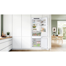 Bosch Serie 4 KBN96VFE0 šaldytuvas-šaldiklis, įmontuojamas, 383 LE, baltas