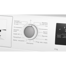 BOSCH WTH86277PL drabužių džiovyklė su šilumos siurbliu, 8 kg, balta BOSCH WTH86277PL drabužių džiovyklė su šilumos siurbliu, 8 kg, balta