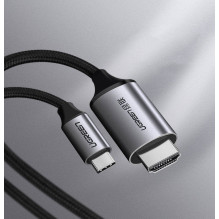 UGREEN USB-C to HDMI Cable, 4K, UHD, 1.5 m, Black