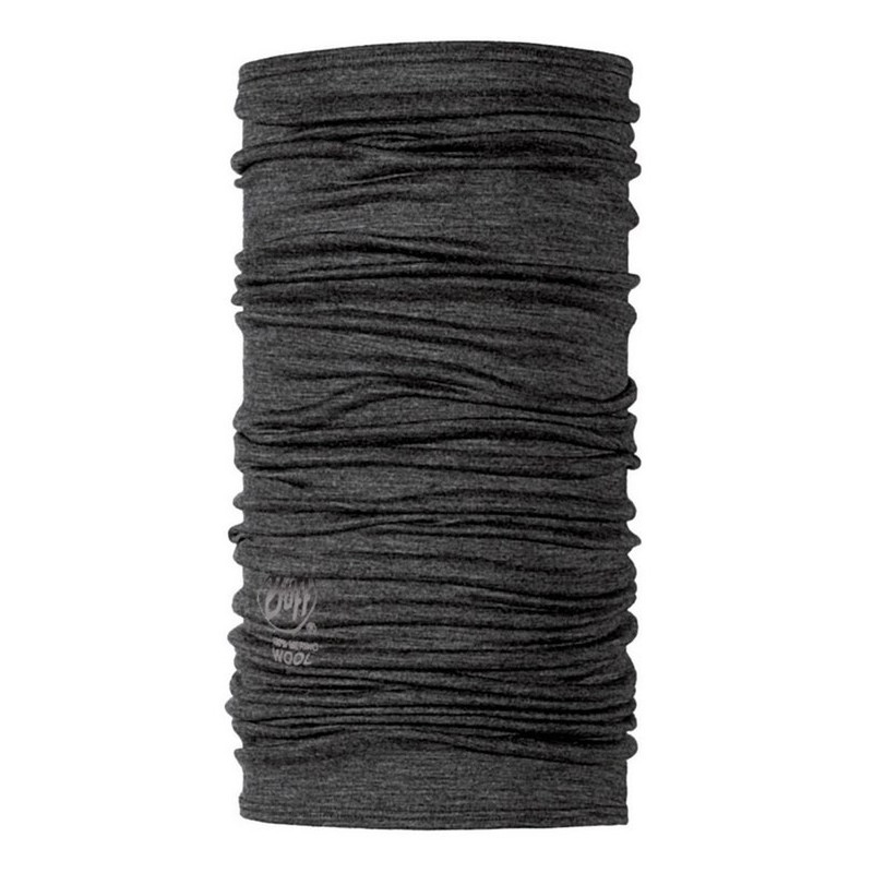 Buff Merino Wool Neckwear Grey
