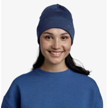 gorro BUFF MERINO HEAVYWEIGHT BEANIE SOLID NIGHT BLUE gorro BUFF MERINO HEAVYWEIGHT BEANIE SOLID NIGHT BLUE