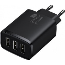 Baseus Compact Charger 3U 17W Black Baseus Compact Charger 3U 17W Black