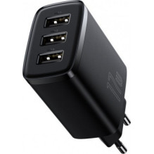 Baseus Compact Charger 3U 17W Black Baseus Compact Charger 3U 17W Black
