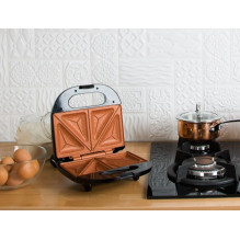 Sandwich Maker - Eldom ST11, Black / Silver