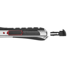 WEDO Cutter Safety 9 mm 2in1 TÜV geprüft silber / schwarz WEDO Cutter Safety 9 mm 2in1 TÜV geprüft silber / schwarz