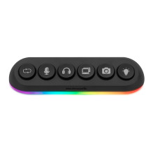 Streamplify HUB DECK 5, 4x USB 3.0, 1x USB 2.0, RGB, 12V, EU-Netzkabel - schwarz Streamplify HUB DECK 5, 4x USB 3.0, 1x USB 2.0, RGB, 12V, EU-Netzkabel - schwarz