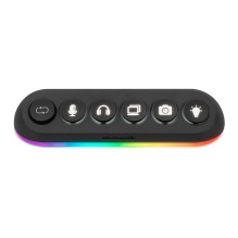 Streamplify HUB DECK 5, 4x USB 3.0, 1x USB 2.0, RGB, 12V, EU-Netzkabel - schwarz Streamplify HUB DECK 5, 4x USB 3.0, 1x USB 2.0, RGB, 12V, EU-Netzkabel - schwarz