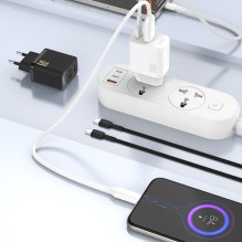 Dudao Dudao A26T GaN 25W USB-A, USB-C Charger - White Dudao Dudao A26T GaN 25W USB-A, USB-C Charger - White