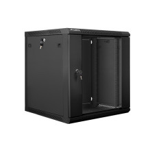 Lanberg wall-mounted installation rack cabinet 19'' 12U 600x600mm black (glass door) Lanberg wall-mounted installation rack cabinet 19'' 12U 600x600mm black (glass door)