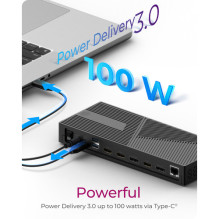ICY BOX IB-DK2246-C 11in1,HDMI,DP,LAN,TYPE-