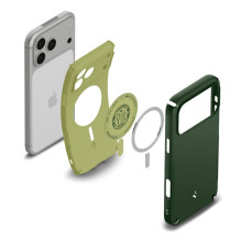 SPIGEN dėklas NANO POP HYBRID, suderinamas su „MagSafe“, skirtas IPHONE 18 Pro Max / 17 Pro Max, avokado žalias SPIGEN dėklas NANO POP HYBRID, suderinamas su „MagSafe“, skirtas IPHONE 18 Pro Max / 17 Pro Max, avokado žalias