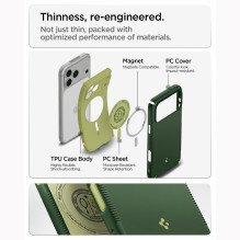 SPIGEN dėklas NANO POP HYBRID, suderinamas su „MagSafe“, skirtas IPHONE 18 Pro Max / 17 Pro Max, avokado žalias SPIGEN dėklas NANO POP HYBRID, suderinamas su „MagSafe“, skirtas IPHONE 18 Pro Max / 17 Pro Max, avokado žalias