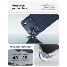 SPIGEN LIQUID AIR dėklas, skirtas IPHONE 17 Pro / 18 Pro tamsiai mėlynas SPIGEN LIQUID AIR dėklas, skirtas IPHONE 17 Pro / 18 Pro tamsiai mėlynas