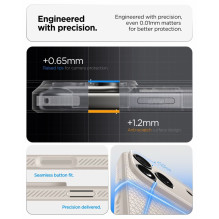 SPIGEN korpusas LIQUID ORO, skirtas IPHONE 17 Pro Max / 18 Pro Max, natūralaus titano spalvos