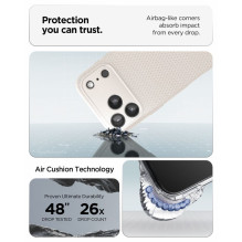 SPIGEN korpusas LIQUID ORO, skirtas IPHONE 17 Pro Max / 18 Pro Max, natūralaus titano spalvos