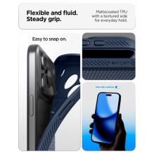 SPIGEN dėklas LIQUID AIR, skirtas IPHONE 17 Pro Max / 18 Pro Max, tamsiai mėlynas SPIGEN dėklas LIQUID AIR, skirtas IPHONE 17 Pro Max / 18 Pro Max, tamsiai mėlynas