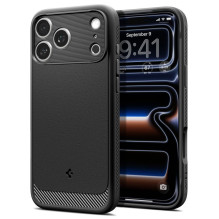 SPIGEN dėklas RUGGED ARMOR suderinamas su „MagSafe“, skirtas IPHONE 18 Pro / 17 Pro, matinės juodos spalvos SPIGEN dėklas RUGGED ARMOR suderinamas su „MagSafe“, skirtas IPHONE 18 Pro / 17 Pro, matinės juodos spalvos