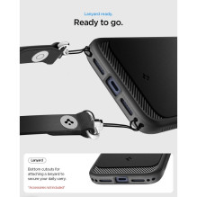 SPIGEN dėklas RUGGED ARMOR suderinamas su „MagSafe“, skirtas IPHONE 18 Pro / 17 Pro, matinės juodos spalvos SPIGEN dėklas RUGGED ARMOR suderinamas su „MagSafe“, skirtas IPHONE 18 Pro / 17 Pro, matinės juodos spalvos
