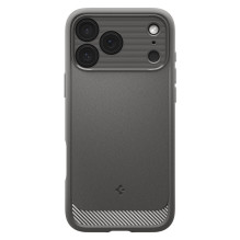 SPIGEN dėklas RUGGED ARMOR suderinamas su „MagSafe“, skirtas IPHONE 18 Pro / 17 Pro, pilkas