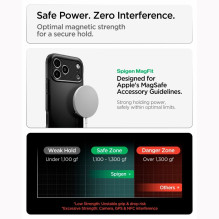 SPIGEN dėklas TOUGH ARMOR T, suderinamas su „MagSafe“, skirtas IPHONE 18 Pro / 17 Pro, juodas