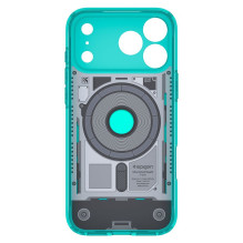 SPIGEN dėklas ULTRA HYBRID, suderinamas su „MagSafe“, skirtas IPHONE 17 Pro / 18 Pro c-one bondi mėlynas SPIGEN dėklas ULTRA HYBRID, suderinamas su „MagSafe“, skirtas IPHONE 17 Pro / 18 Pro c-one bondi mėlynas