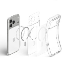 SPIGEN dėklas ULTRA HYBRID, suderinamas su „MagSafe“, skirtas IPHONE 17 Pro / 18 Pro, šerkšno baltumo SPIGEN dėklas ULTRA HYBRID, suderinamas su „MagSafe“, skirtas IPHONE 17 Pro / 18 Pro, šerkšno baltumo