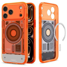 SPIGEN dėklas ULTRA HYBRID, suderinamas su „MagSafe“, skirtas IPHONE 17 Pro / 18 Pro c-one, mandarinų spalvos SPIGEN dėklas ULTRA HYBRID, suderinamas su „MagSafe“, skirtas IPHONE 17 Pro / 18 Pro c-one, mandarinų spalvos