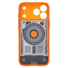 SPIGEN dėklas ULTRA HYBRID, suderinamas su „MagSafe“, skirtas IPHONE 17 Pro / 18 Pro c-one, mandarinų spalvos SPIGEN dėklas ULTRA HYBRID, suderinamas su „MagSafe“, skirtas IPHONE 17 Pro / 18 Pro c-one, mandarinų spalvos