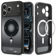 SPIGEN dėklas ULTRA HYBRID, suderinamas su „MagSafe“, skirtas IPHONE 17 Pro / 18 Pro klasikiniam juodos spalvos SPIGEN dėklas ULTRA HYBRID, suderinamas su „MagSafe“, skirtas IPHONE 17 Pro / 18 Pro klasikiniam juodos spalvos
