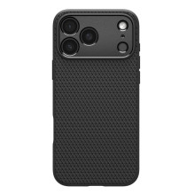 SPIGEN dėklas LIQUID AIR, skirtas IPHONE 17 Pro Max / 18 Pro Max, matinės juodos spalvos SPIGEN dėklas LIQUID AIR, skirtas IPHONE 17 Pro Max / 18 Pro Max, matinės juodos spalvos