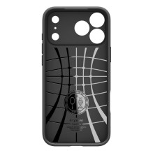 SPIGEN dėklas LIQUID AIR, skirtas IPHONE 17 Pro Max / 18 Pro Max, matinės juodos spalvos SPIGEN dėklas LIQUID AIR, skirtas IPHONE 17 Pro Max / 18 Pro Max, matinės juodos spalvos