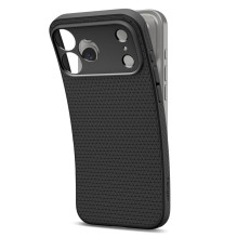 SPIGEN dėklas LIQUID AIR, skirtas IPHONE 17 Pro Max / 18 Pro Max, matinės juodos spalvos SPIGEN dėklas LIQUID AIR, skirtas IPHONE 17 Pro Max / 18 Pro Max, matinės juodos spalvos