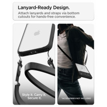 SPIGEN dėklas ULTRA HYBRID, skirtas IPHONE 18 Pro Max / 17 Pro Max, matinės juodos spalvos SPIGEN dėklas ULTRA HYBRID, skirtas IPHONE 18 Pro Max / 17 Pro Max, matinės juodos spalvos