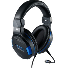 NACON BIGBEN GAMING HEADPHONES WITH MICROPHONE PS4 V3 BLACK / BLUE PS4OFHEADSETV3