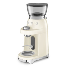 Coffee grinder Smeg Kaffeemhle CGF03CREU, 15 grinding settings, 240g bean container, 150W, Creme Coffee grinder Smeg Kaffeemhle CGF03CREU, 15 grinding settings, 240g bean container, 150W, Creme
