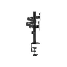 Equip Tischhalterung 17"-32" / 2TFT 360° H. verst. 9Kg Black Lite Mažmeninė prekyba Equip Tischhalterung 17"-32" / 2TFT 360° H. verst. 9Kg Black Lite Mažmeninė prekyba